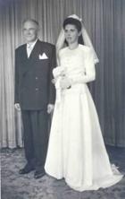 Os noivos, Bernardo e Lilia Lutkenhaus 