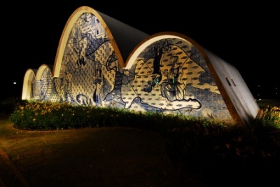 Yacht Club, Pampulha, Belo Horizonte, by night